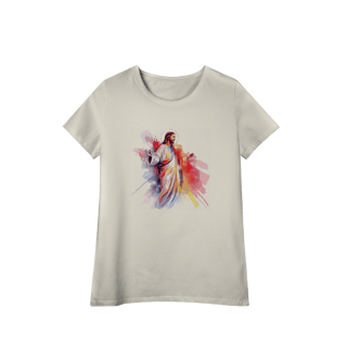 Camiseta Feminina – Jesus, eu confio em Vós