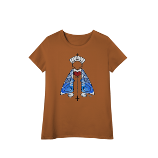 Nome do produto Camiseta Feminina Estilizada – Nossa Senhora Aparecida