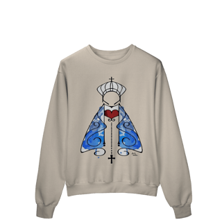 Nome do produto Moletom Minimalista – Nossa Senhora Aparecida