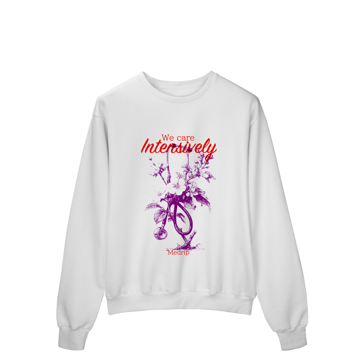 Nome do produto: Moletom Suéter - Intensiva: We Care Intensively