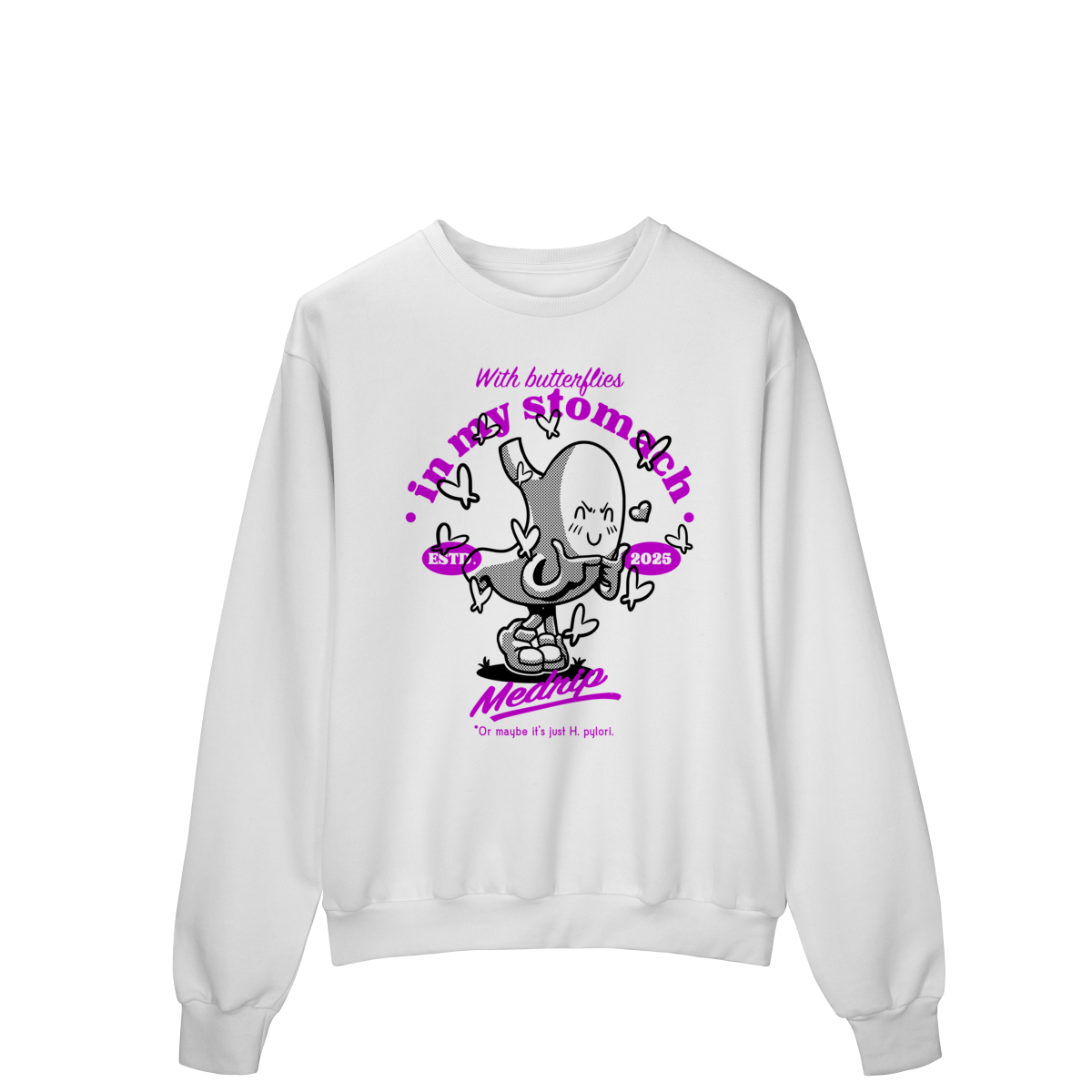 Nome do produto: Moletom Suéter - Gastro: Butterflies