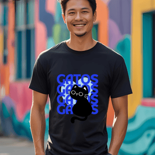 Nome do produto T-shirt Básica Gatos 