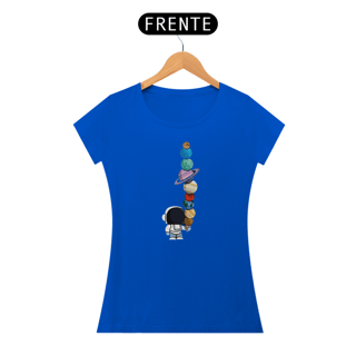 Nome do produtoCamiseta Feminina Astronauta