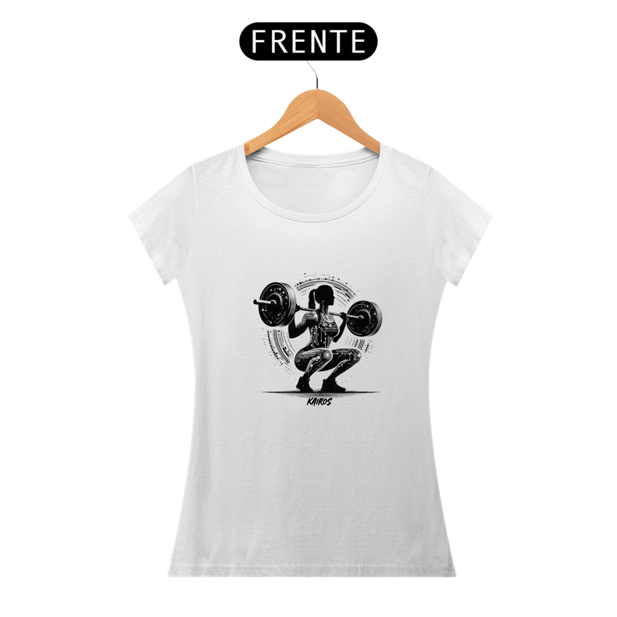 Nome do produto: Camiseta Feminina Academia