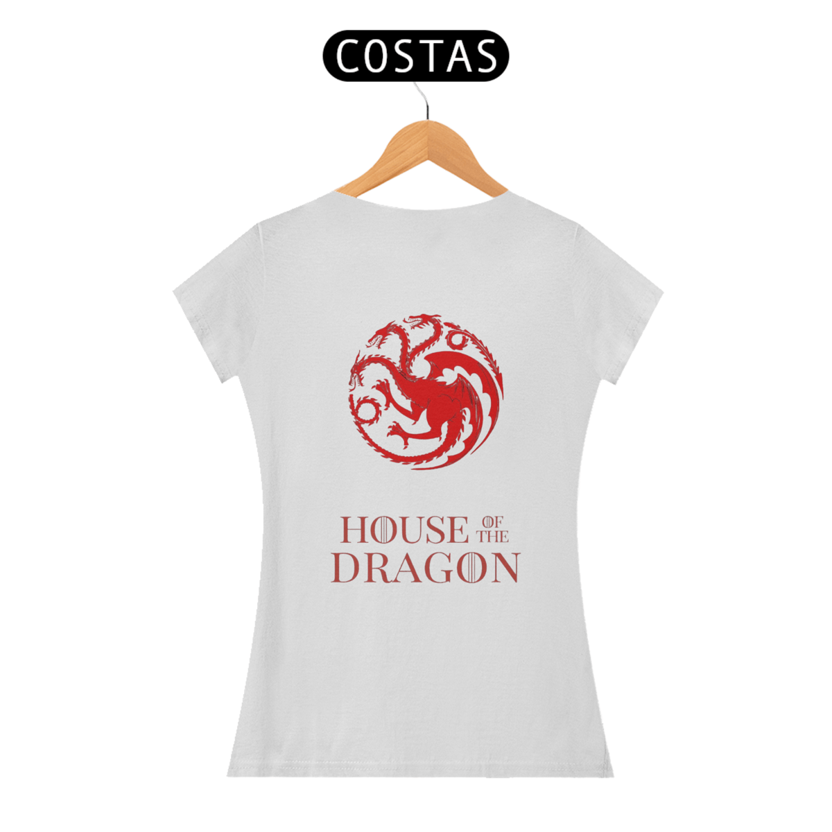 Nome do produto: Camiseta Feminina House Of Dragon