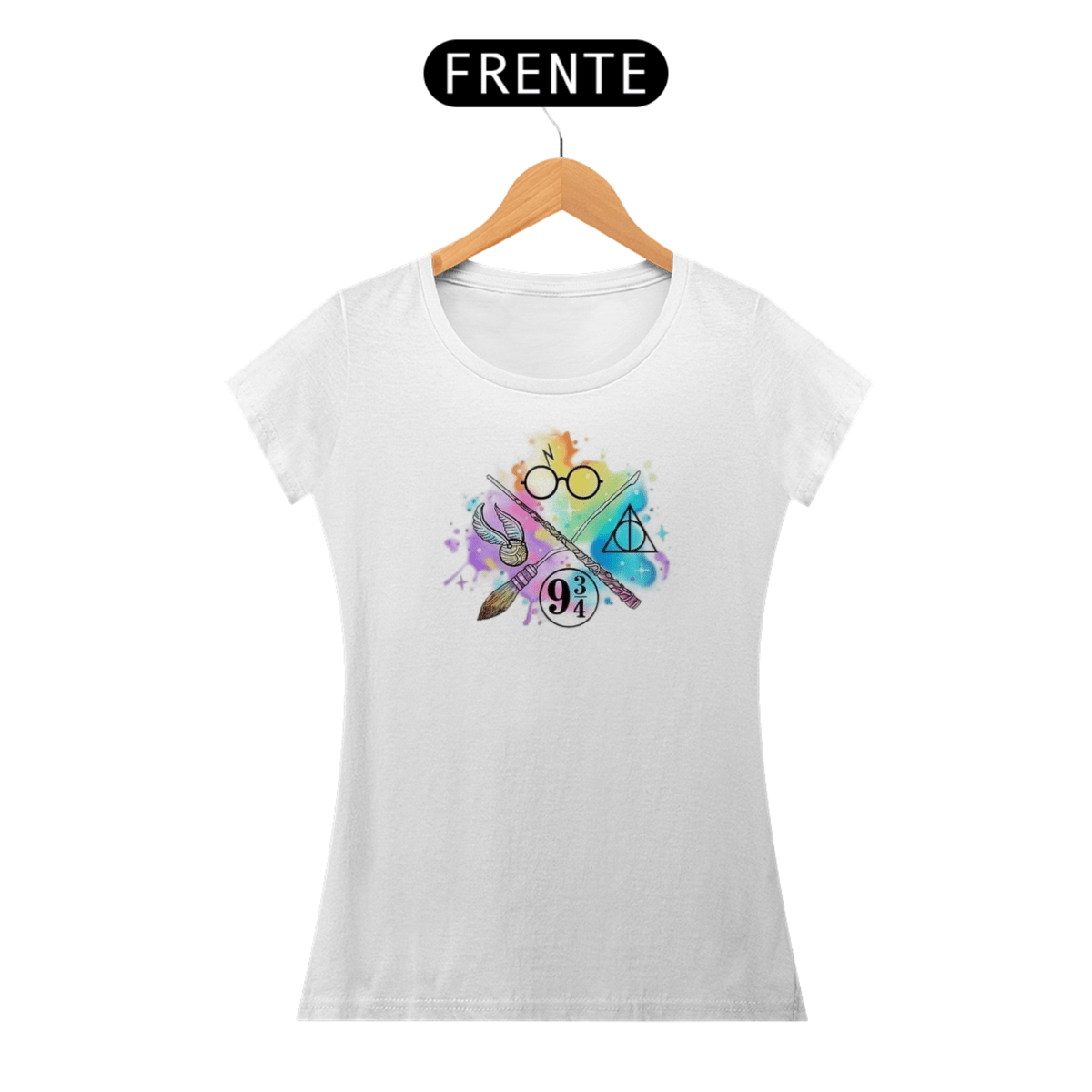 Nome do produto: Camiseta Feminina Harry Potter