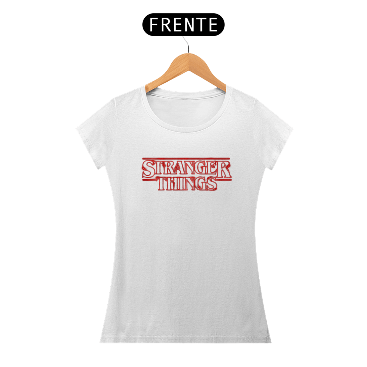 Nome do produto: Camiseta Feminina Stranger Things