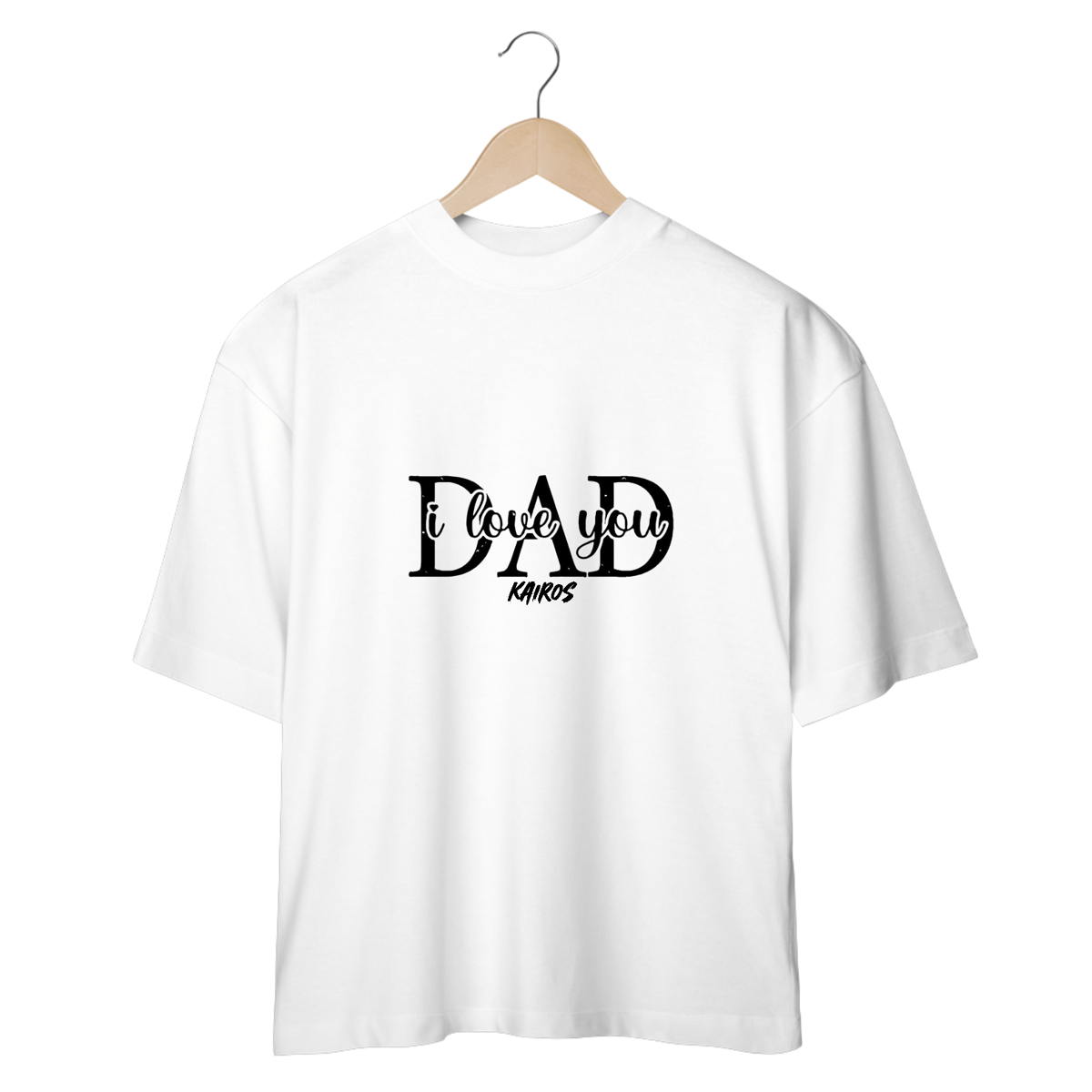 Nome do produto: Camiseta I Love You Dad