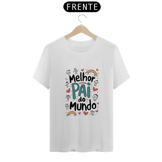 Camiseta Masculina Melhor Pai do Mundo