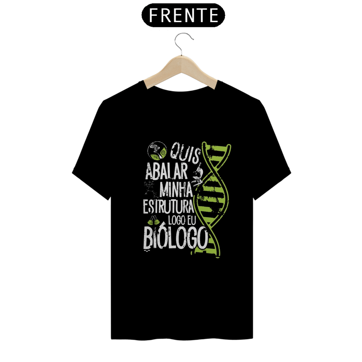 Nome do produto: Camiseta Masculina Biologia