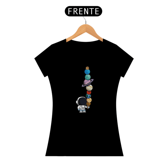Camiseta Feminina Astronauta