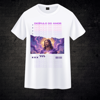 Camiseta Branca- Discípulo do Amor