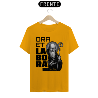 Nome do produto Camiseta São Bento - Ora Et Labora Conceito