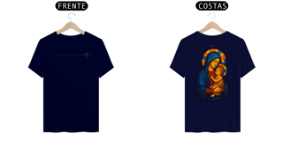 Nome do produto Camiseta Vitral - Maria Mãe de Jesus