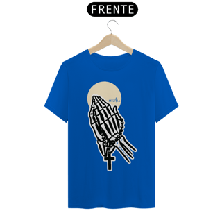 Nome do produto Camiseta Até Os Ossos - Terço e Eucaristia