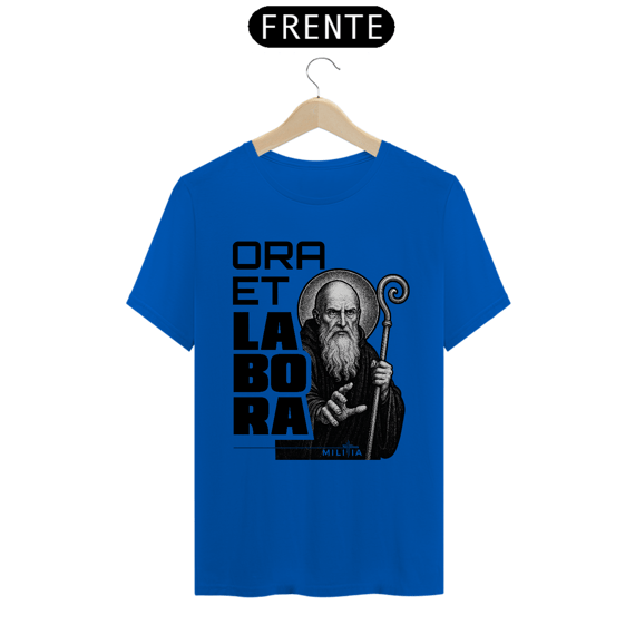 Camiseta São Bento - Ora Et Labora Conceito
