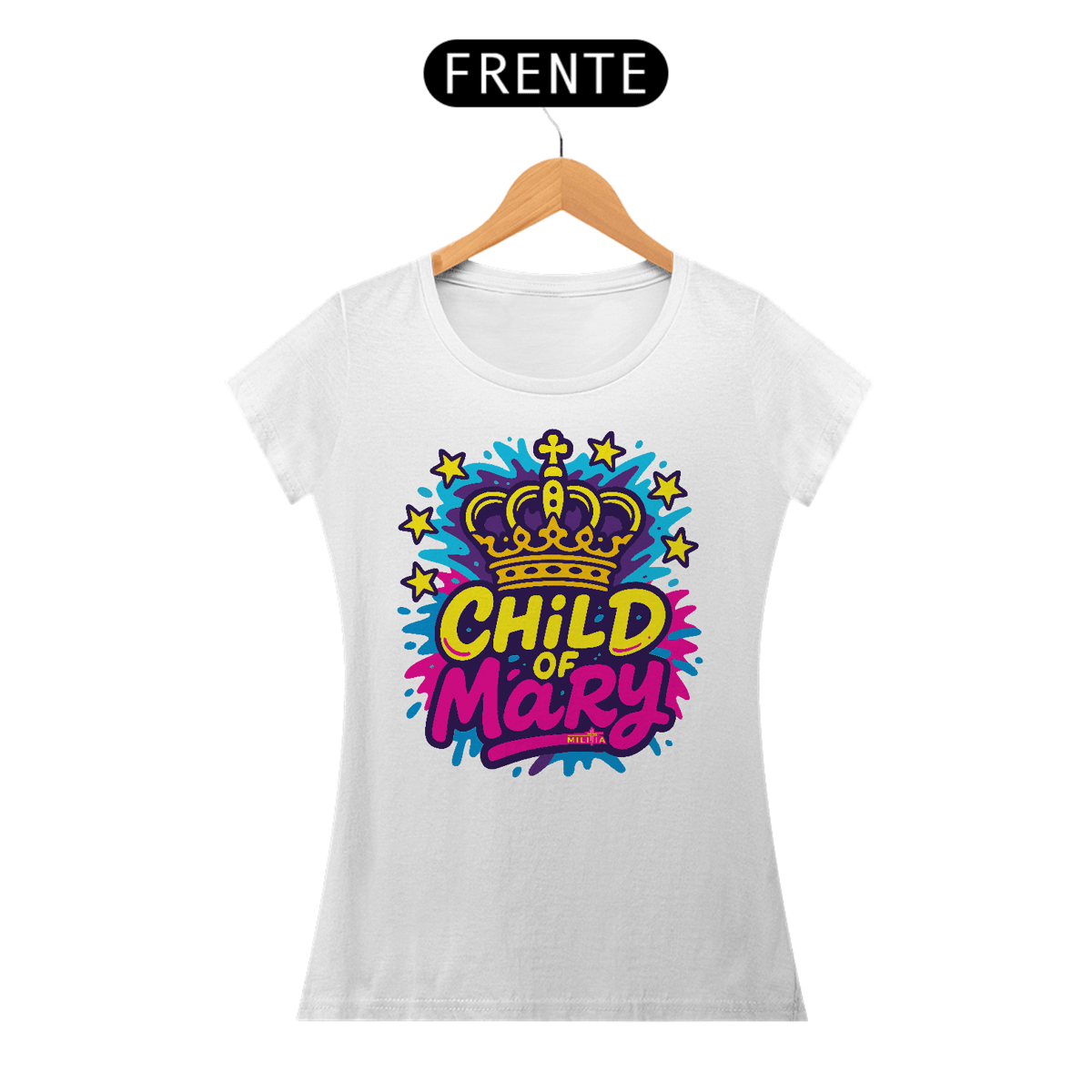 Nome do produto: Child of Mary Realeza Pop Baby Look