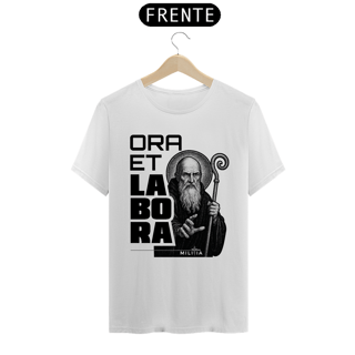 Nome do produto Camiseta São Bento - Ora Et Labora Conceito