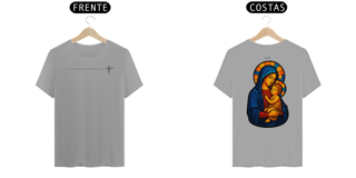 Nome do produto Camiseta Vitral - Maria Mãe de Jesus