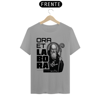 Nome do produto Camiseta São Bento - Ora Et Labora Conceito