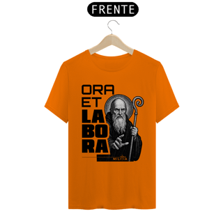 Nome do produto Camiseta São Bento - Ora Et Labora Conceito