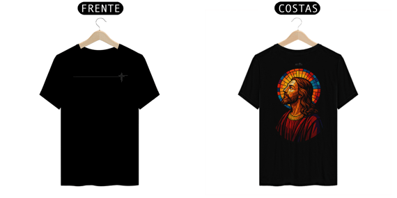 Camiseta Vitral - Cristo Contemplando