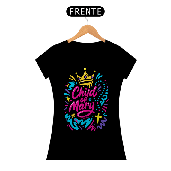 Camiseta Child Of Mary Confetti Baby Look
