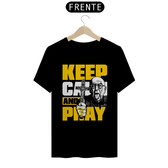 Camiseta Mantenha a Calma e Reze - Gabriele Amotrh