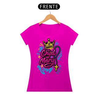 Nome do produto Camiseta Child Of Mary Confetti Baby Look