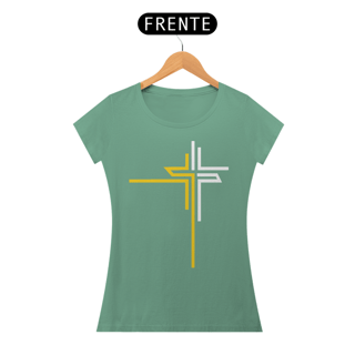 Nome do produto Camiseta Baby Look - Vatican Lines Pastel