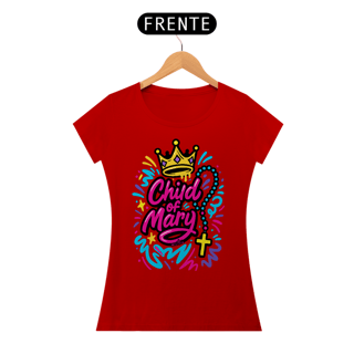 Nome do produto Camiseta Child Of Mary Confetti Baby Look