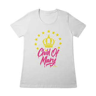 Nome do produto Camiseta Child Of Mary Stars Baby Look