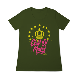Nome do produto Camiseta Child Of Mary Stars Baby Look