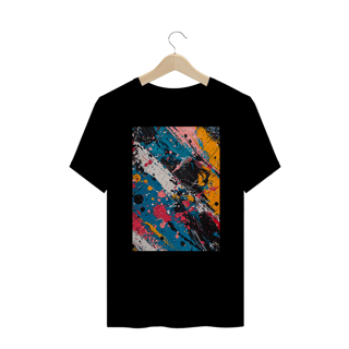 Nome do produto Camiseta Plus Expressionismo KF - Preta 02