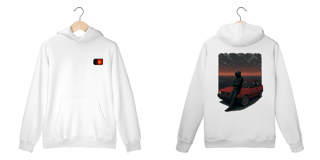 Nome do produto Um Role Noturno – Estampa Exclusiva Gol Quadrado (Moletom Hoodie)