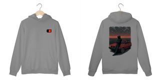 Nome do produto Um Role Noturno – Estampa Exclusiva Gol Quadrado (Moletom Hoodie)