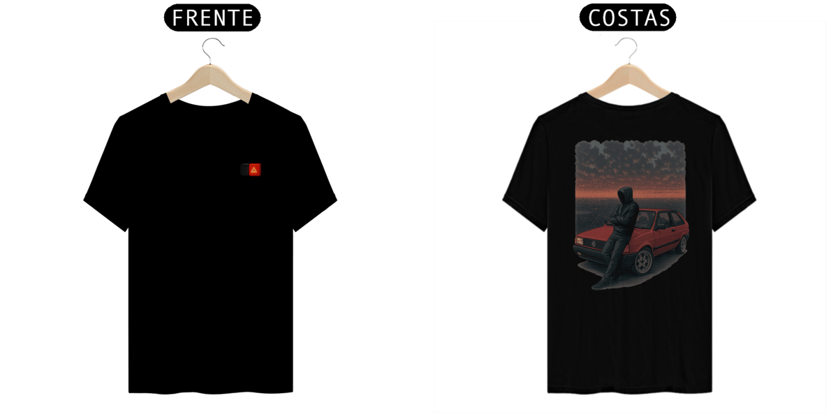 Nome do produto: Um Role Noturno – Estampa Exclusiva Gol Quadrado