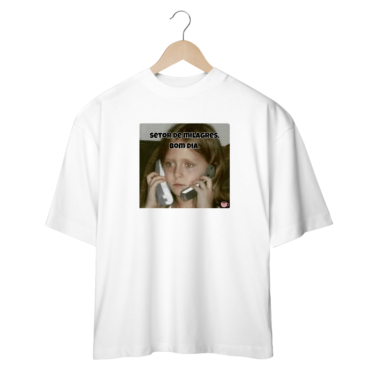 Nome do produto: Camiseta Oversized - setor de milagres