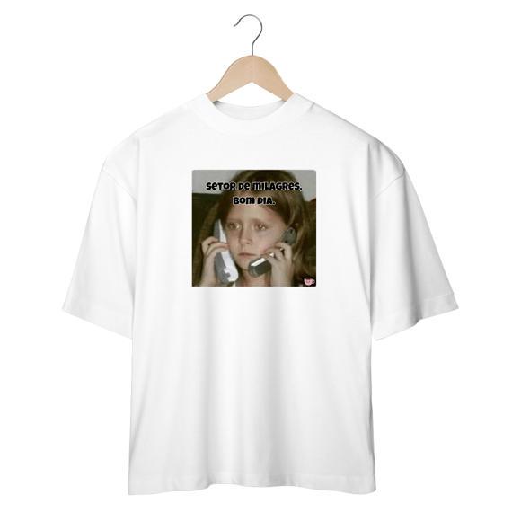 Camiseta Oversized - setor de milagres