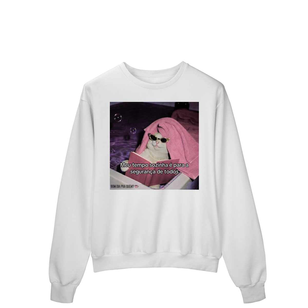 Nome do produto: Moletom Prime Fechado | Meu tempo sozinha