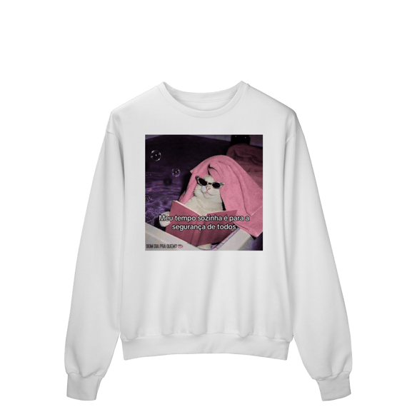 Moletom Prime Fechado | Meu tempo sozinha