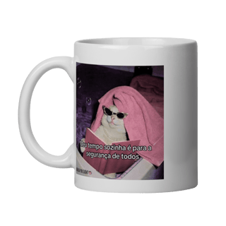 Nome do produto Caneca | Meu tempo sozinha