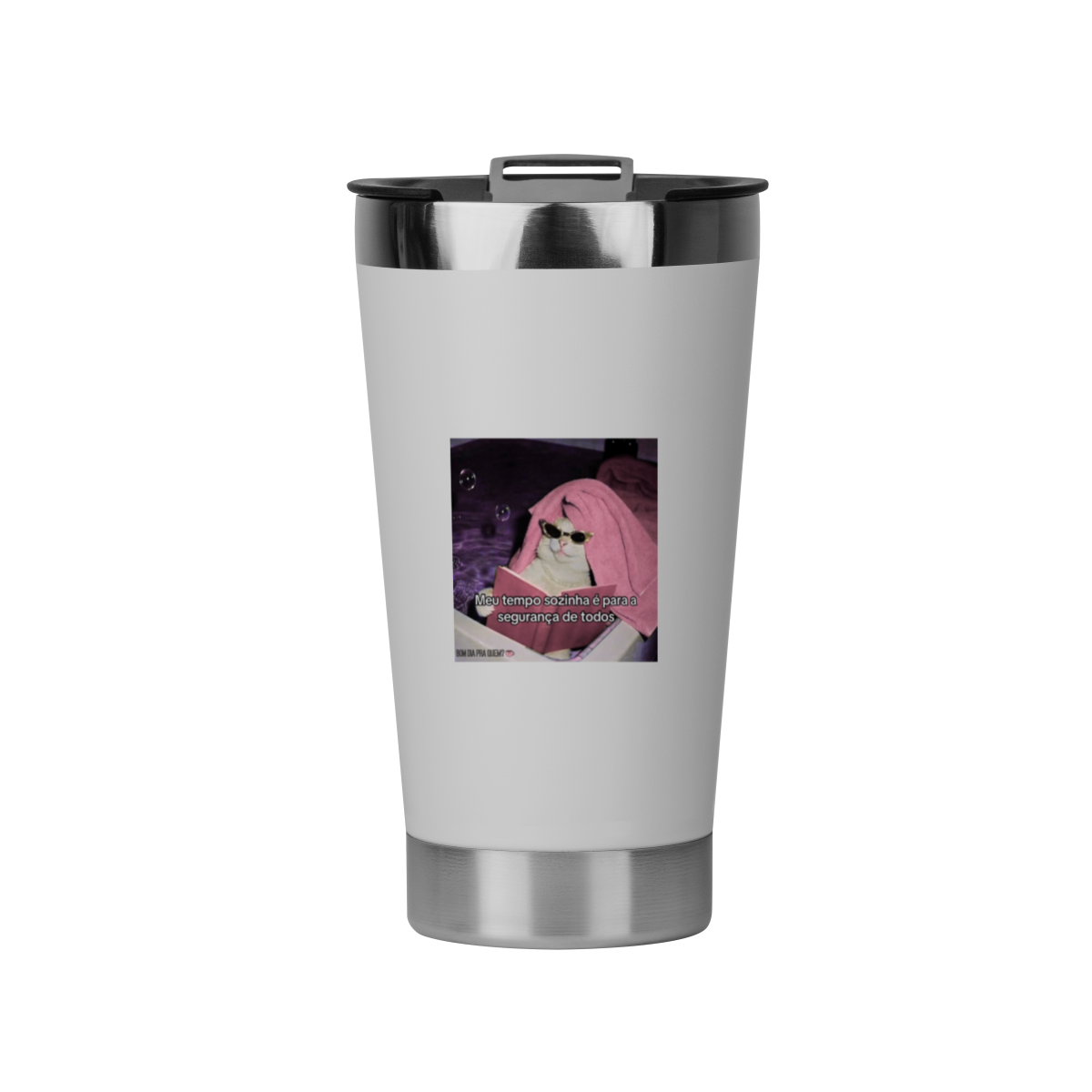 Nome do produto: Copo Térmico | Meu tempo sozinha