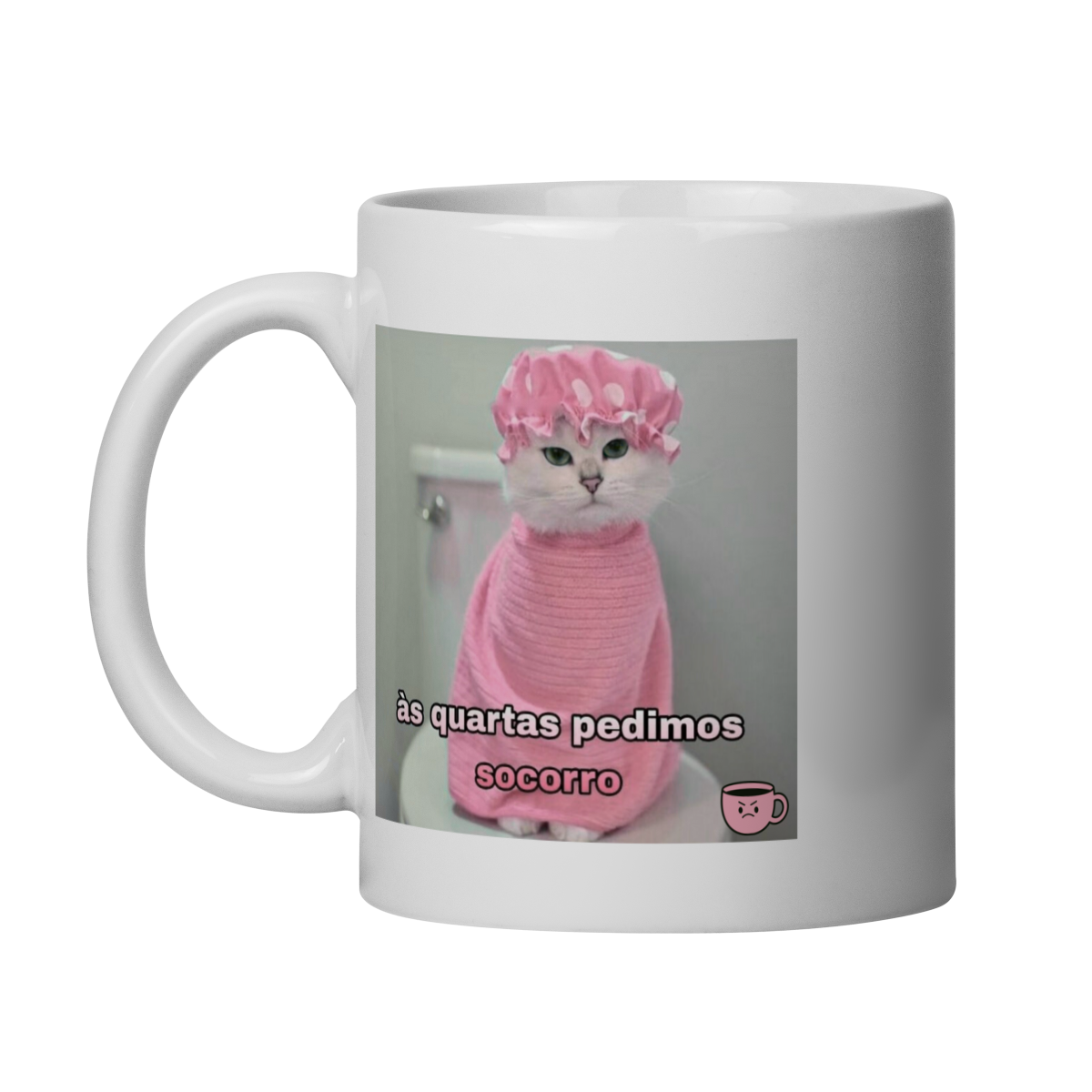 Nome do produto: Caneca | As quartas pedimos socorro