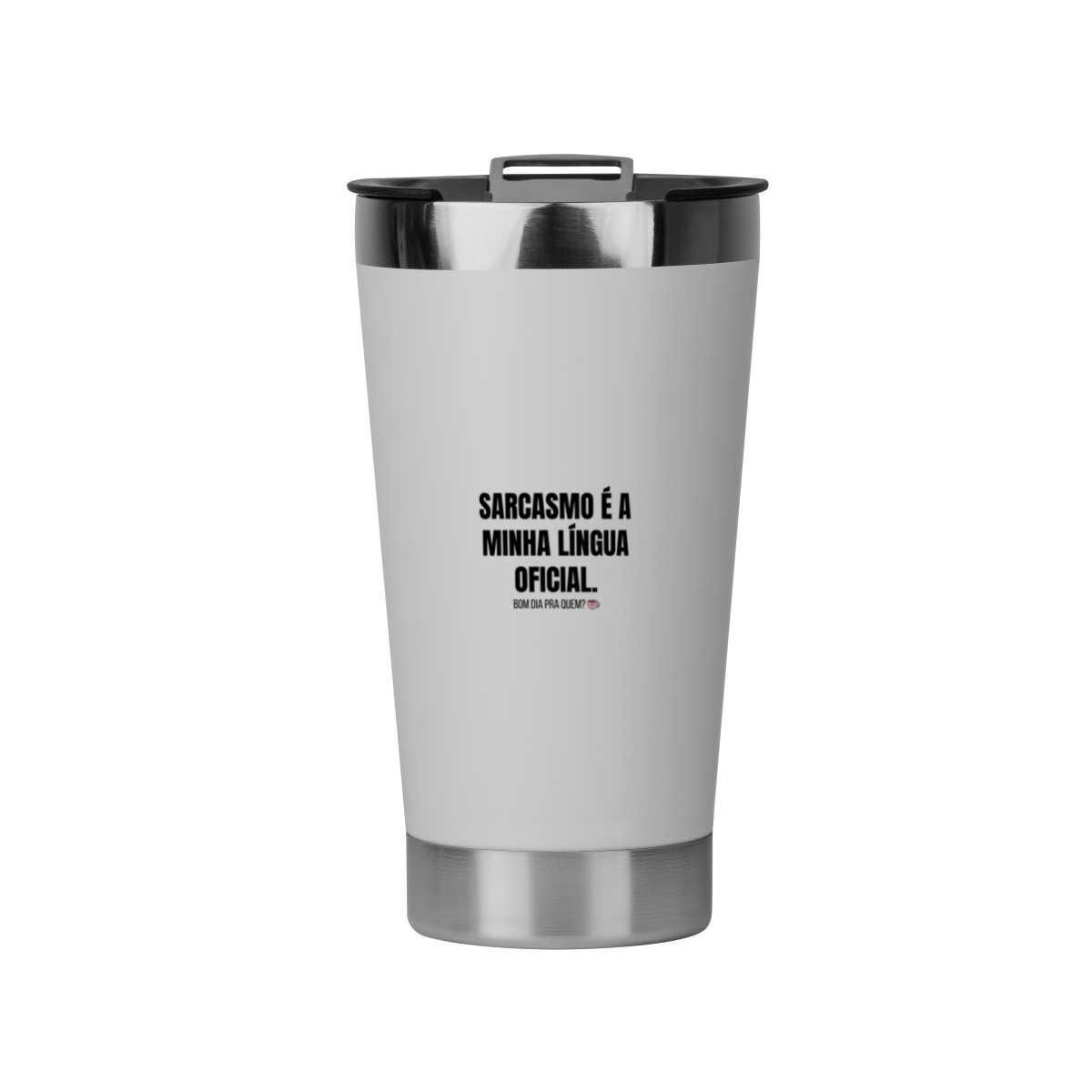 Nome do produto: Copo Térmico | Sarcasmo é a minha língua oficial