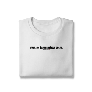 Nome do produto Moletom Prime Fechado | Sarcasmo é a minha língua oficial
