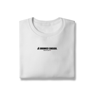 Nome do produto Moletom Prime Fechado | Já amanheci cansada