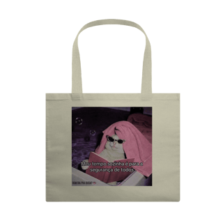 Nome do produto Ecobag Grande | Meu tempo sozinha