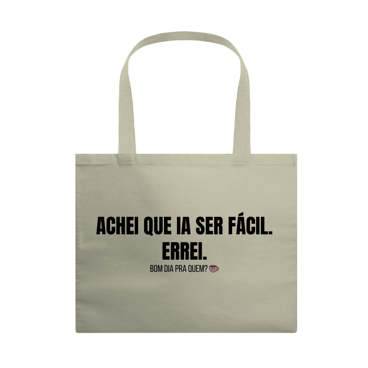 Nome do produto: Ecobag Grande | Achei que ia ser fácil