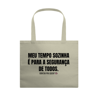 Nome do produto Ecobag Grande | Meu tempo sozinha